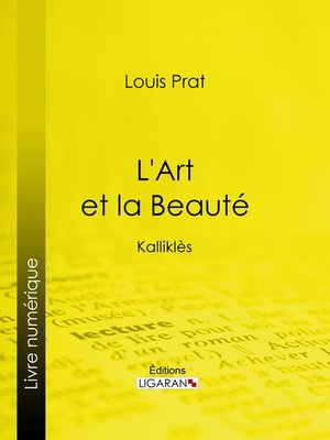 cover image of L'Art et la Beauté